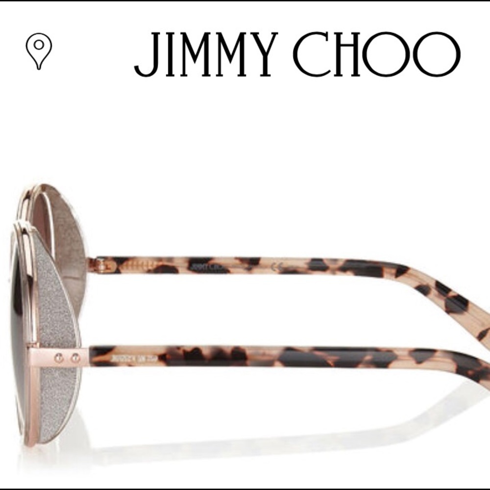 Jimmy Choo Rose gold sunglasses